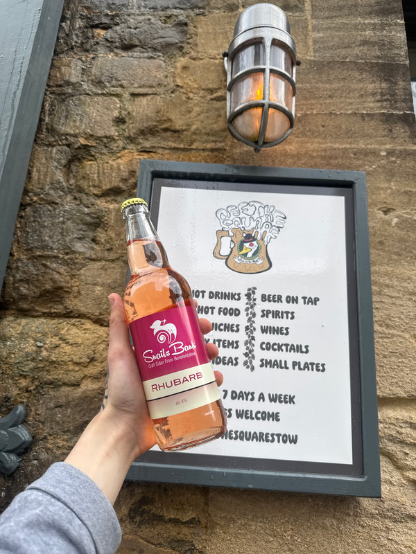 Snails bank rhubarb cider 4%