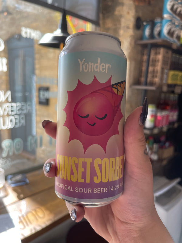 Yonder sunset sorbet